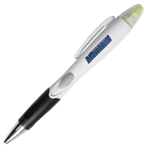  Blossom White Pen/Highlighter - Yeshiva University Maccabees