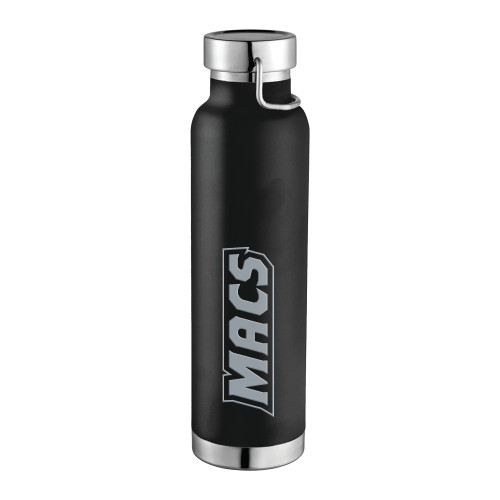  Thor Copper Vacuum Insulated Black Bottle 22oz - MACS Engraved