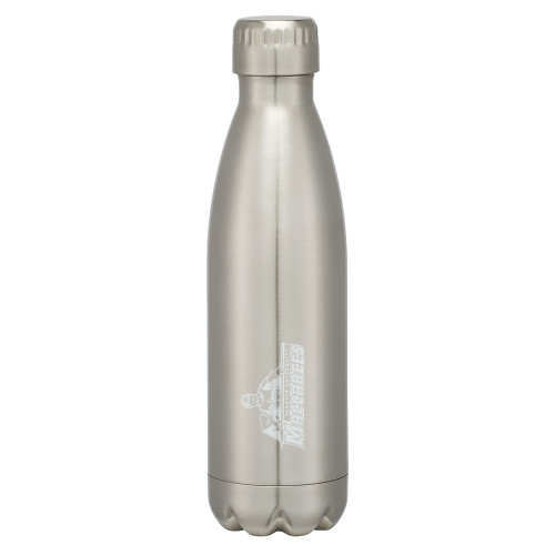  Swig Stainless Steel Silver Bottle 16oz - Primary Logo Engraved