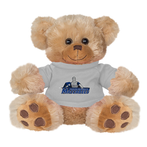  Plush Big Paw 8 1/2 inch Brown Bear w/Grey Shirt - Primary Logo