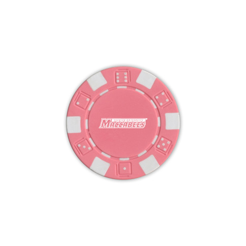  Pink Game Chip - Yeshiva University Maccabees