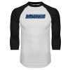 Thumbnail image for  White/Black Raglan Baseball T Shirt