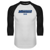Thumbnail image for  White/Black Raglan Baseball T Shirt