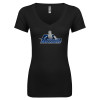 Thumbnail image for  Next Level Womens Black Ideal V Tee