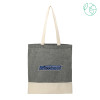 Thumbnail image for  Split Recycled Black Cotton Twill Convention Tote
