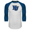 Thumbnail image for  White/Royal Raglan Baseball T Shirt