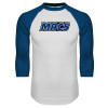 Thumbnail image for  White/Royal Raglan Baseball T Shirt