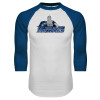 Thumbnail image for  White/Royal Raglan Baseball T Shirt
