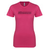 Thumbnail image for  Next Level Womens Fuchsia Boyfriend Tee