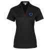 Thumbnail image for  Womens Black Performance Fine Jacquard Polo