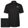 Thumbnail image for  Black Performance Fine Jacquard Polo