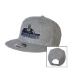 Thumbnail image for  Heather Grey Wool Blend Flat Bill Snapback Hat
