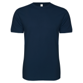 Next Level Navy SoftStyle T Shirt-Select-A-Logo