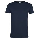 Womens Short Sleeve Navy Tee-Select-A-Logo