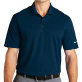 Nike Navy Dri Fit Micro Pique 2.0 Polo-Select-A-Logo