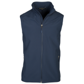 Navy Softshell Core Vest-Select-A-Logo