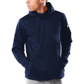 Under Armour Navy Armour Fleece Hoodie-Select-A-Logo