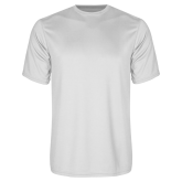 White Performance Tee-Select-A-Logo