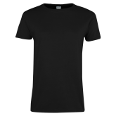 Womens Black Short Sleeve Tee-Select-A-Logo