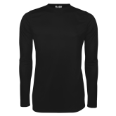 Under Armour Black Long Sleeve Tech Tee-Select-A-Logo