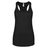 Next Level Womens Black Racerback Tank -Select-A-Logo