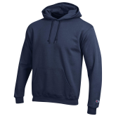 Champion Navy Fleece Hoodie-Select-A-Logo