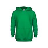 Youth Kelly Green Fleece Hoodie-Select-A-Logo
