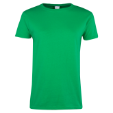 Womens Kelly Green Short Sleeve Tee-Select-A-Logo