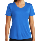 Womens Royal Performance Tee-Select-A-Logo