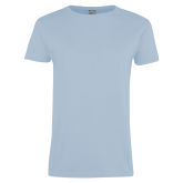 Womens Light Blue Short Sleeve Tee-Select-A-Logo
