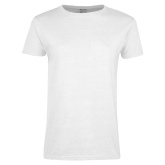 Womens White Short Sleeve Tee-Select-A-Logo