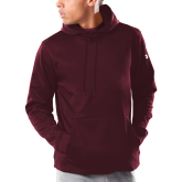 Under Armour Maroon Armour Fleece Hoodie-Select-A-Logo