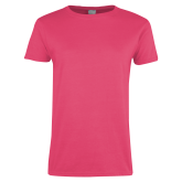 Womens Hot Pink Short Sleeve Tee-Select-A-Logo