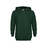 Youth Dark Green Fleece Hoodie-Select A Dept