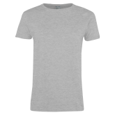 Womens Grey Short Sleeve Tee-Select-A-Logo