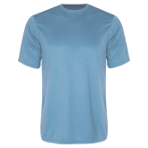 Light Blue Performance Tee-Select-A-Logo