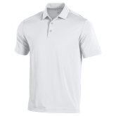 Under Armour White T2 Performance Polo-Select-A-Logo