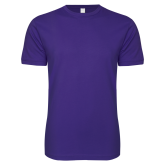 Next Level Purple SoftStyle T Shirt-Select-A-Logo