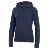 Champion Womens Navy Pull Over Hood-Select-A-Logo