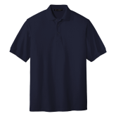 Navy Silk Touch Polo-Select-A-Logo