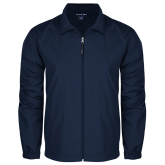 Navy Full Zip Wind Jacket-Select-A-Logo