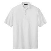 White Silk Touch Polo-Select-A-Logo
