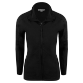 Womens Black Softshell Jacket-Select-A-Logo