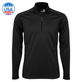Syntrel Black Interlock 1/4 Zip-Select-A-Logo