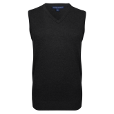 Black VNeck Sweater Vest-Select-A-Logo
