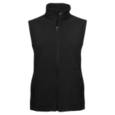 Black Fleece Full Zip Vest-Select-A-Logo