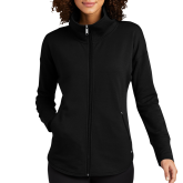 OGIO Womens Black Luuma Full Zip Fleece-Select-A-Logo