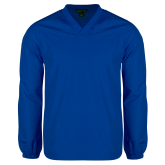 Royal V Neck Raglan Windshirt-Select-A-Logo