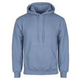 Light Blue Fleece Hoodie-Select-A-Logo