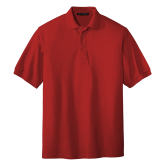 Red Silk Touch Polo-Select-A-Logo